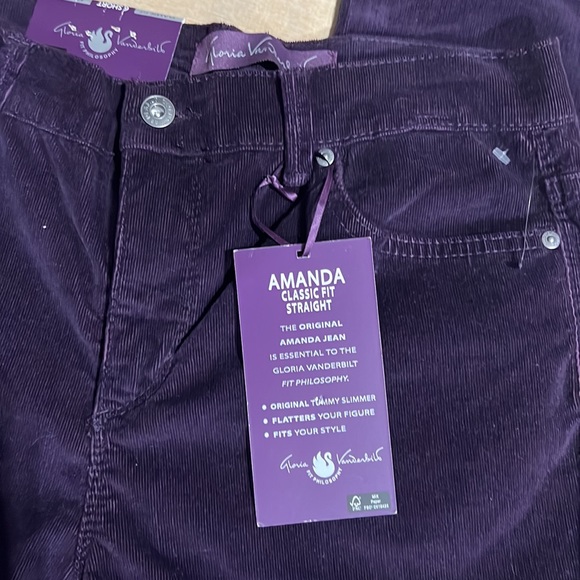 Women’s Gloria Vanderbilt corduroy pants - Picture 2 of 6